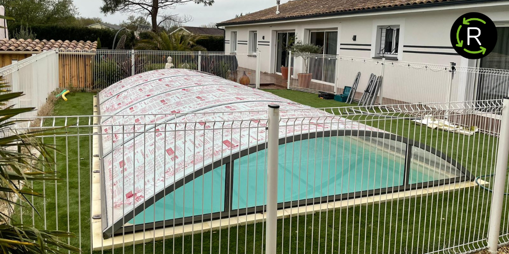 abri de piscine reconditionné