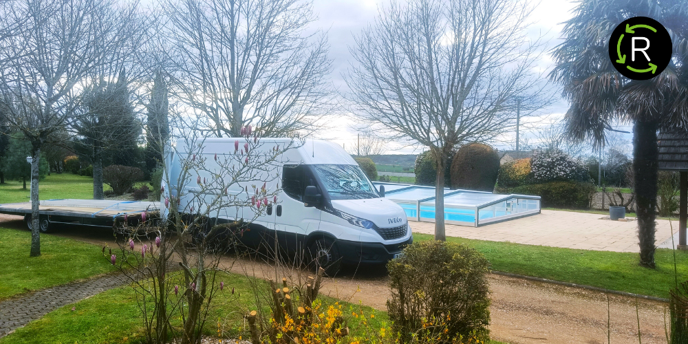 enlèvement abri de piscine